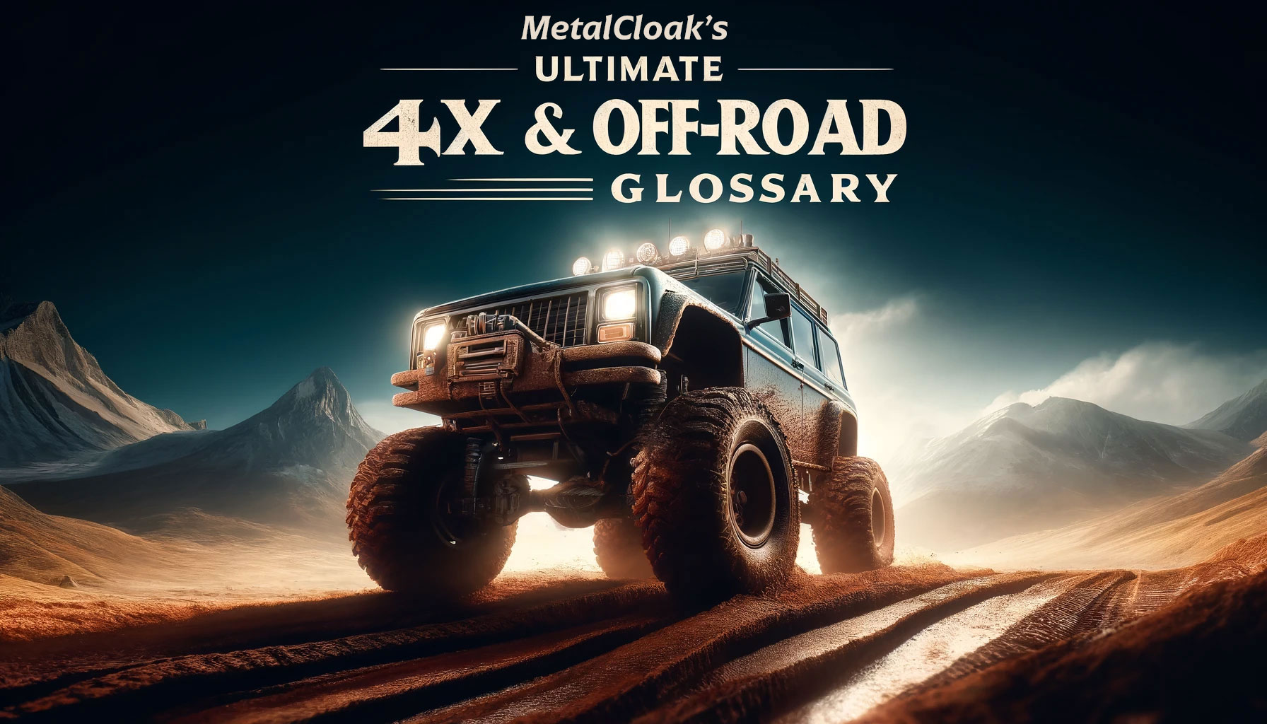 Ultimate Off Road and 4x4 Glossary of Terms and Definitions